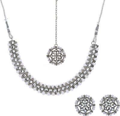 SUVRAT Metal Silver Jewellery Set(Pack of 1)