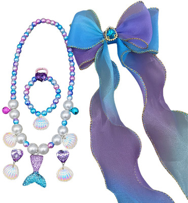 SYGA Metal Purple Jewellery Set(Pack of 1)