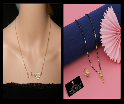 Vraj india Metal Gold-plated Gold Jewellery Set(Pack of 1)