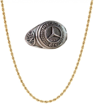 MAATRCHAAYA Alloy Gold-plated, Sterling Silver Silver, Gold Jewellery Set(Pack of 2)