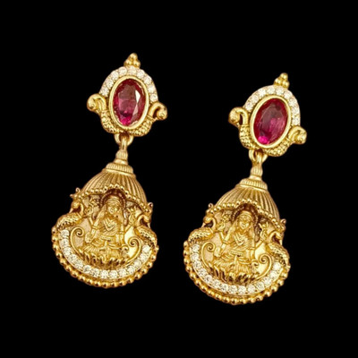Influtive Brass Gold-plated Gold Jewellery Set(Pack of 1)