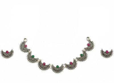 Mishti Jewels Oxidised Silver Silver Jewellery Set(Pack of 3)