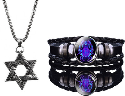 Elanora Jewels Alloy Sterling Silver Silver Jewellery Set(Pack of 2)