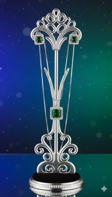 Dazzle Jewel Alloy Green Jewellery Set(Pack of 1)