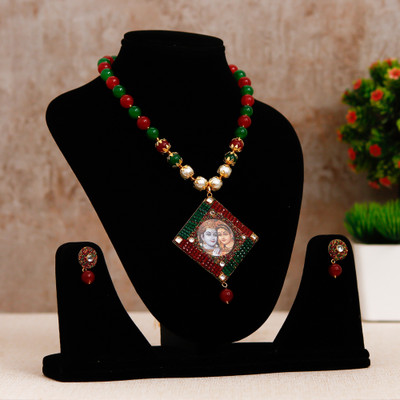 Shine Hub Alloy Gold-plated Multicolor Jewellery Set(Pack of 1)