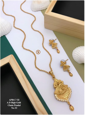 HETPRIT Alloy Gold-plated Gold Jewellery Set(Pack of 1)