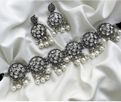 Opus Gems Alloy White Jewellery Set(Pack of 1)