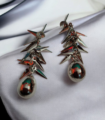 Shiv Ventures Brass Silver Silver Jewellery Set(Pack of 4)