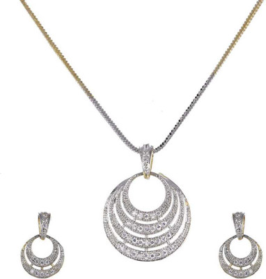 preetkala Alloy Gold-plated Silver Jewellery Set(Pack of 4)