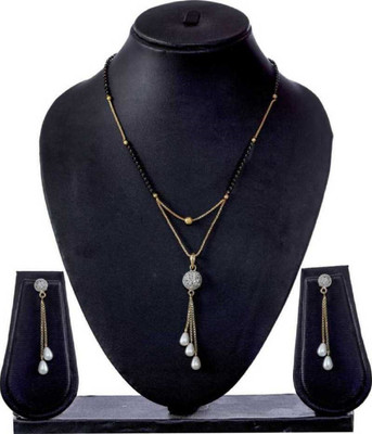 viraak corp Alloy Gold-plated Multicolor Jewellery Set(Pack of 1)