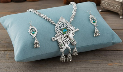 neze Alloy Silver Jewellery Set(Pack of 1)