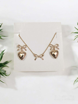 Harsu Collection Alloy Gold-plated Gold Jewellery Set(Pack of 1)