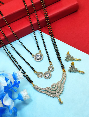 Divyanshi Collection Brass Silver Silver Jewellery Set(Pack of 4)