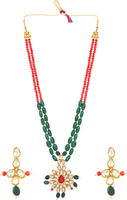 CATALYST Alloy Copper Green, Red Jewellery Set(Pack of 1)