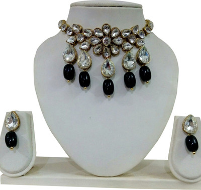 DHIVARA Brass Copper Black, Silver Jewellery Set(Pack of 1)