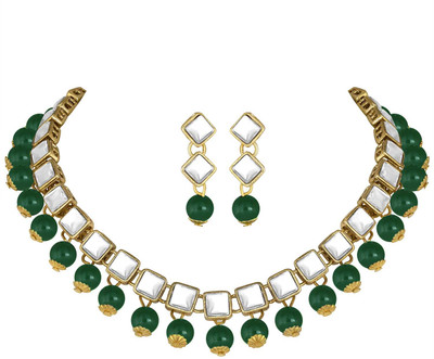 BJ JEWEL Alloy Green Jewellery Set(Pack of 1)