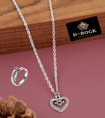 D-Rock Metal, Silver Sterling Silver Silver, Multicolor Jewellery Set(Pack of 1)