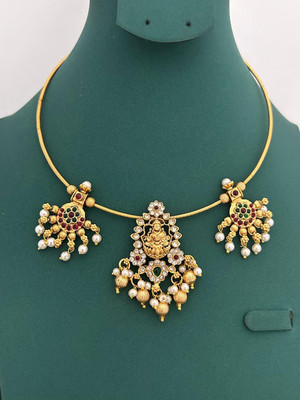 ROFARWORD Zircon Gold-plated Plated Alloy Necklace Set