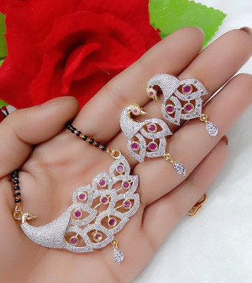 Kartize Alloy Gold-plated Multicolor Jewellery Set(Pack of 2)