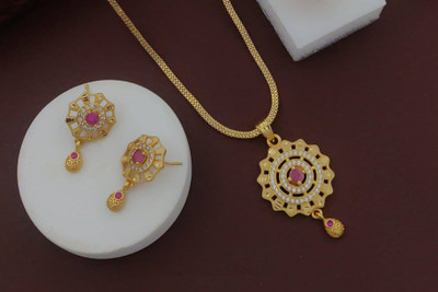Dreamish Imitation Brass Gold-plated Gold Jewellery Set(Pack of 3)