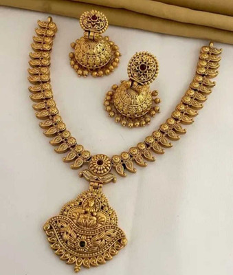 Lucentarts Jewellery Alloy Gold-plated Multicolor Jewellery Set(Pack of 2)