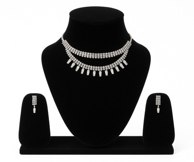 shubhB Alloy Silver Silver Jewellery Set(Pack of 1)