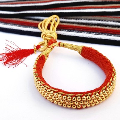 Dhanlaxmi Creation KANTHI Beads Gold-plated Plated Alloy Necklace