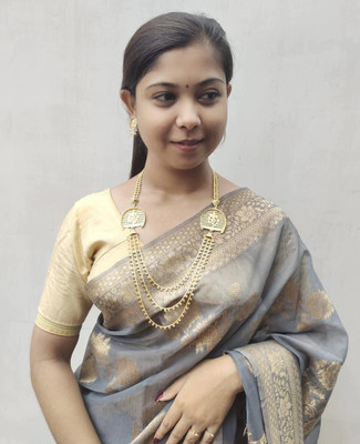 Devi creation Brass, Alloy Gold-plated Gold Jewellery Set(Pack of 1)