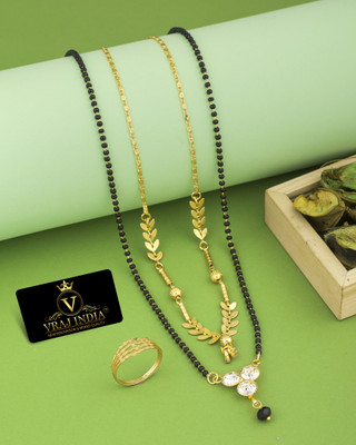 Vraj india Metal Gold-plated Gold Jewellery Set(Pack of 1)