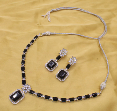 Glimmer Soul Copper Silver Black Jewellery Set(Pack of 3)