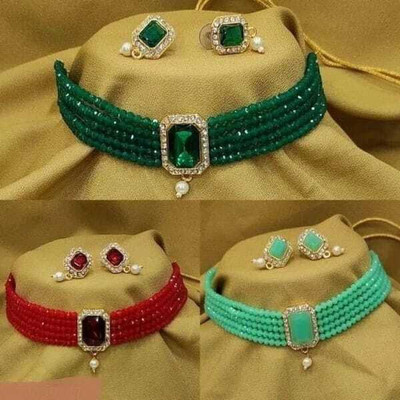 house of common Alloy Green, Multicolor Jewellery Set(Pack of 1)