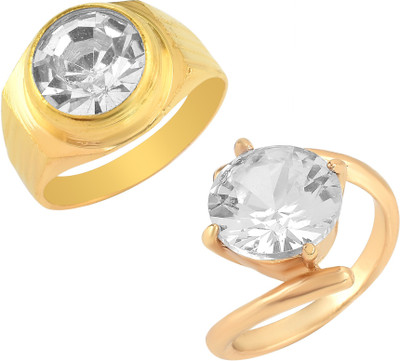 memoir Brass Gold-plated Yellow Jewellery Set(Pack of 1)