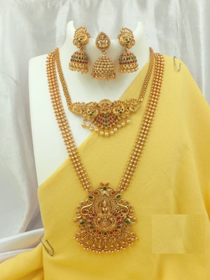 Shilpa Creation Alloy Gold Jewellery Set(Pack of 1)