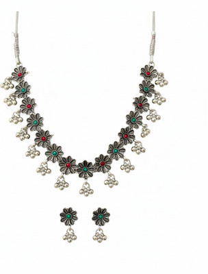 Ornafash Stainless Steel Silver Jewellery Set(Pack of 1)