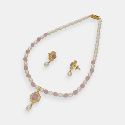 Sri Jagdamba Pearls Mother of Pearl Multicolor Jewellery Set(Pack of 1)