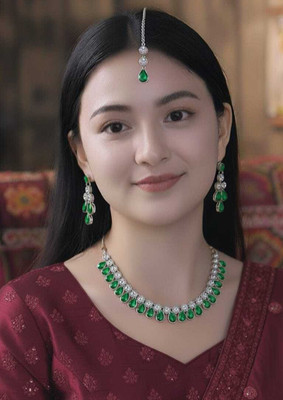 TWOLOVER Alloy Green Jewellery Set(Pack of 1)