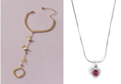 SRK Fashions Alloy Multicolor Jewellery Set(Pack of 2)