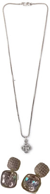 Opus Gems Stone Silver, Gold Jewellery Set(Pack of 1)