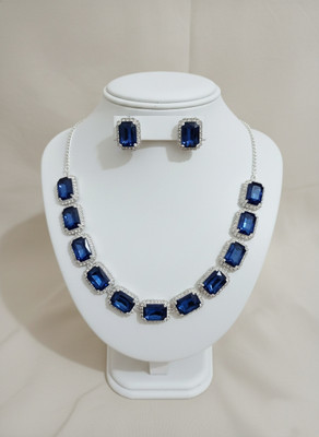 Lwing Alloy Blue Jewellery Set(Pack of 2)