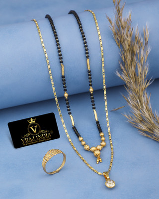 Vraj india Metal Gold-plated Gold Jewellery Set(Pack of 1)