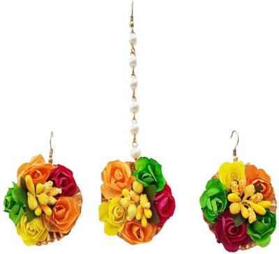 BELLACRAZE Metal Gold-plated Multicolor Jewellery Set(Pack of 2)