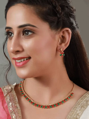 Lathar Alloy Multicolor Jewellery Set(Pack of 1)