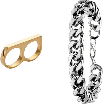 house of common Alloy Gold-plated, Sterling Silver Gold, Silver Jewellery Set(Pack of 2)