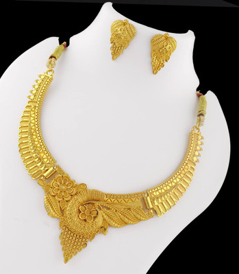 Isha Enterprise Alloy Jewel Set(Gold)