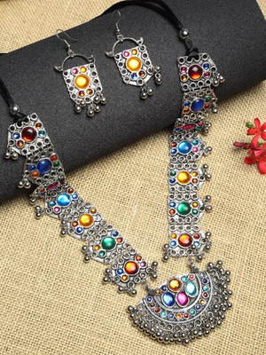 Pujvi Alloy Multicolor Jewellery Set(Pack of 1)