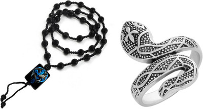 Dynamic Retail Global Dori, Alloy Black, Silver Jewellery Set(Pack of 1)