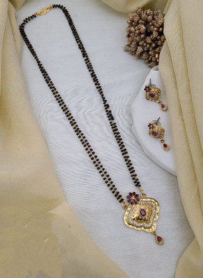 SHIVAY FASHION HUB Alloy Gold-plated Gold Jewellery Set(Pack of 1)