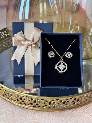 gadbad jhaala Brass Rose Gold Jewellery Set(Pack of 1)