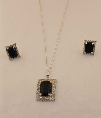 Marsify World Alloy Black, Silver Jewellery Set(Pack of 1)