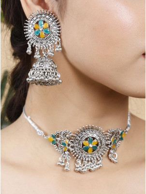 SRK Fashions Alloy Multicolor Jewellery Set(Pack of 1)